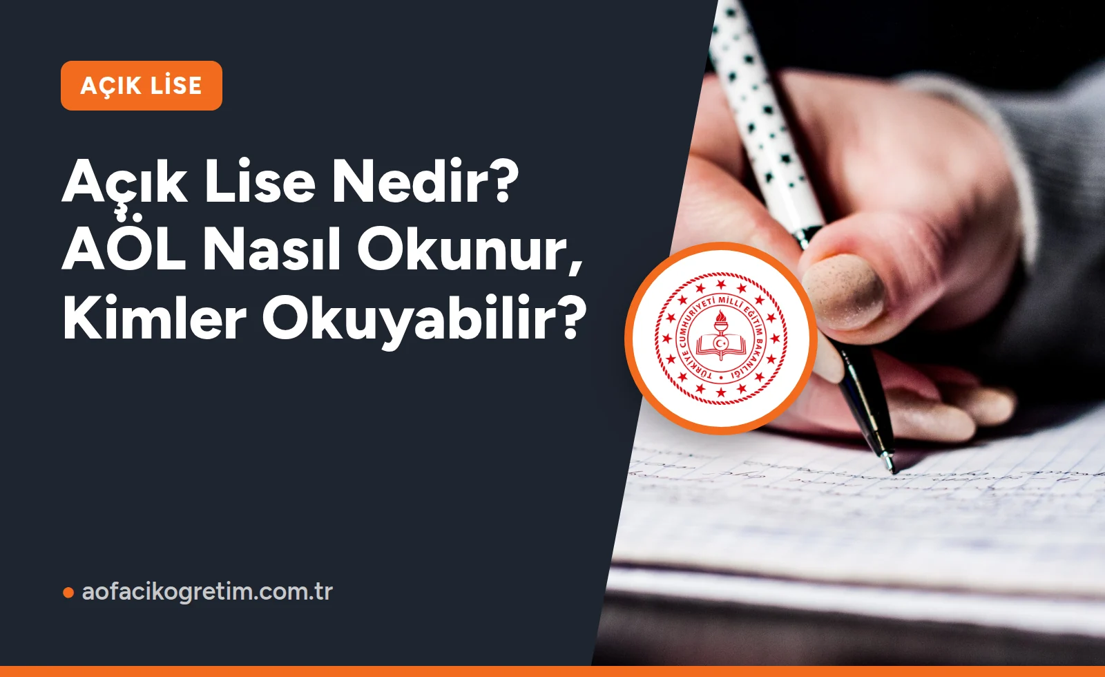 Açık Lise Nedir? AÖL Nasıl Okunur, Kimler Okuyabilir?