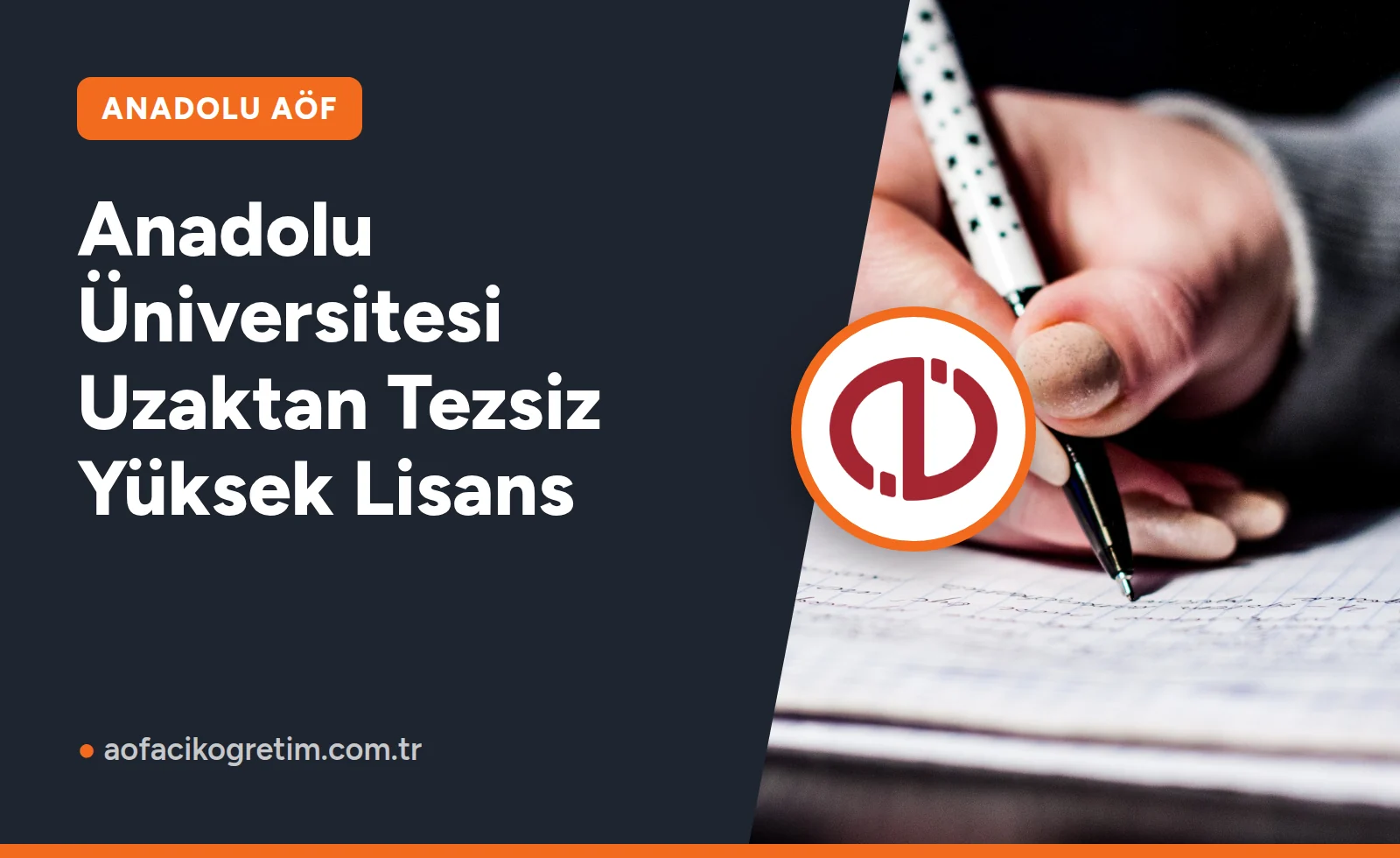 Anadolu Üniversitesi Uzaktan Tezsiz Yüksek Lisans