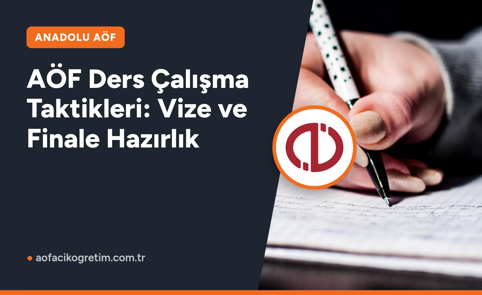 AÖF Ders Çalışma Taktikleri: Vize ve Finale Hazırlık