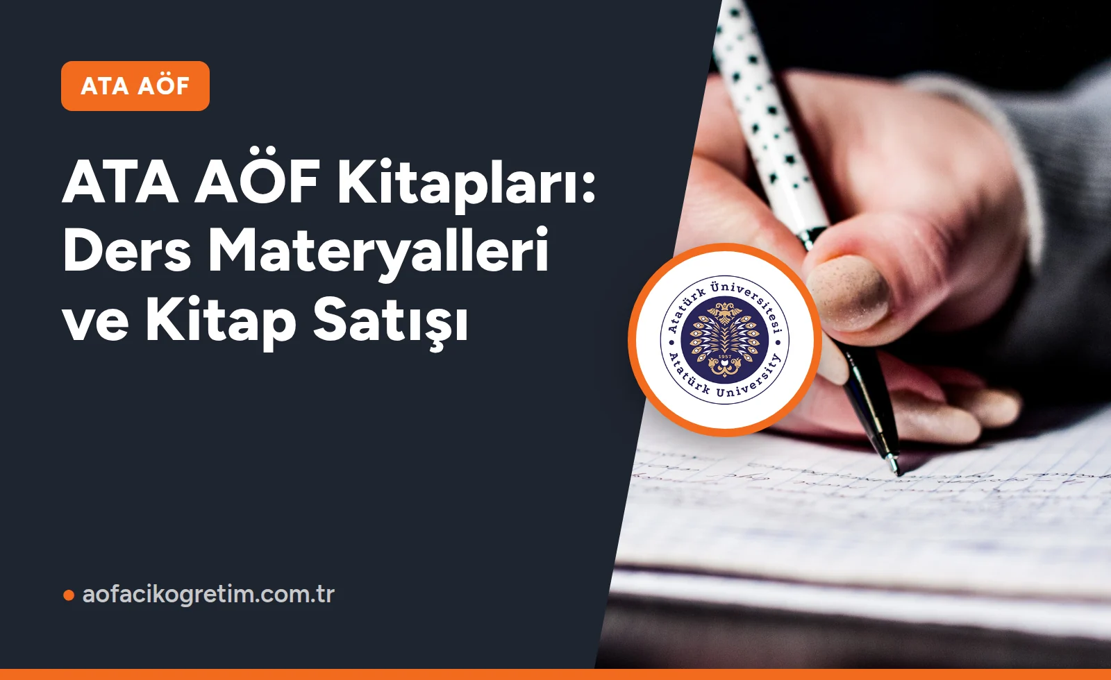 ATA AÖF Kitapları: Ders Materyalleri ve Kitap Satışı