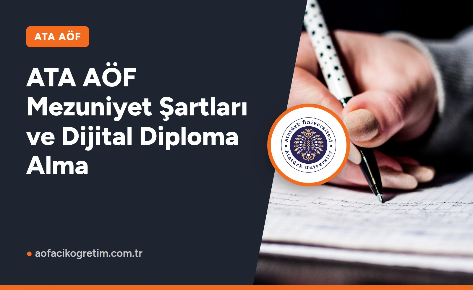 ATA AÖF Mezuniyet Şartları ve Dijital Diploma Alma