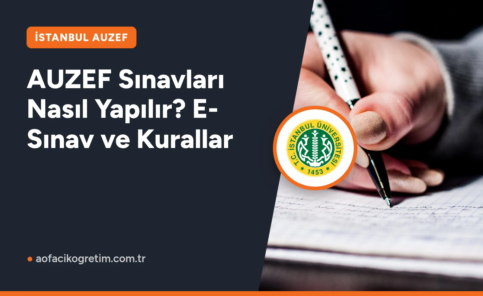 AUZEF Sınavları Nasıl Yapılır? E-Sınav ve Kurallar